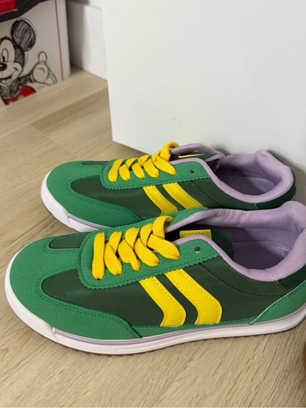 Basket Green Yellow New Women